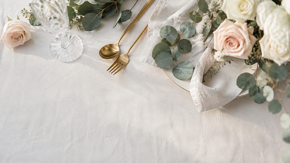 Mesa de casamento decorada